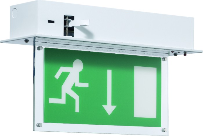 EXIT BLADE LED RECESSED